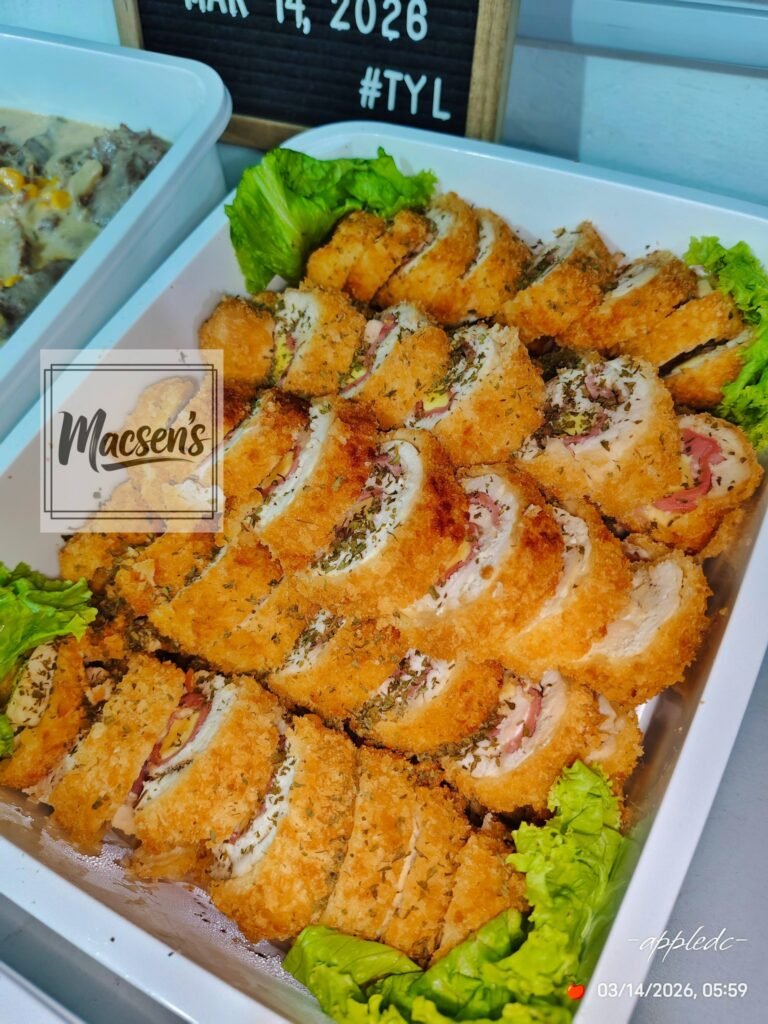 CHICKEN CORDON BLEU with special sauce (8 pcs good for 16 pax) 2 image