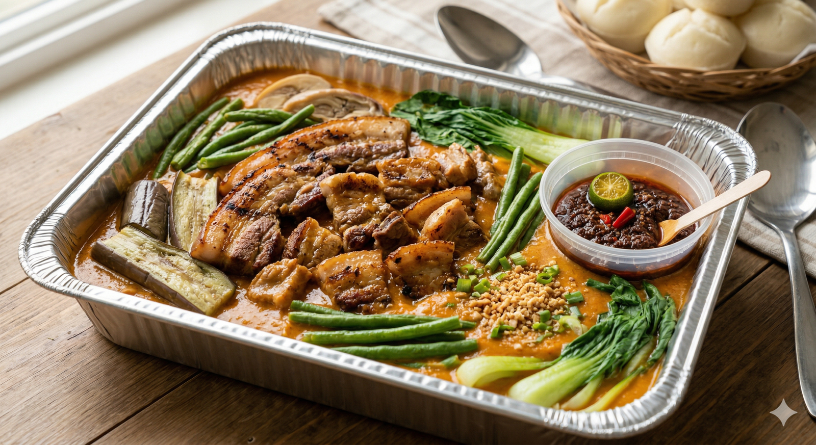 KARE-KARE (Pork LIEMPO) with special bagoong image