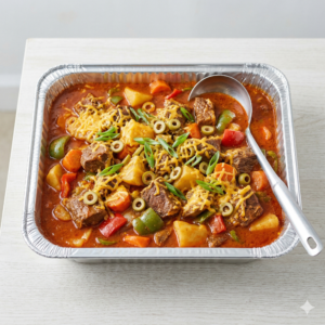 beef caldereta party tray