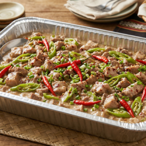 bicol express pork party tray image