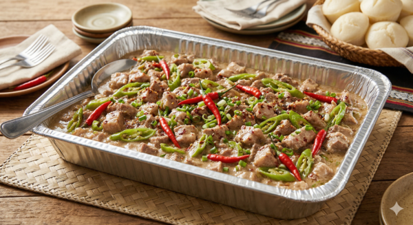 bicol express pork party tray image