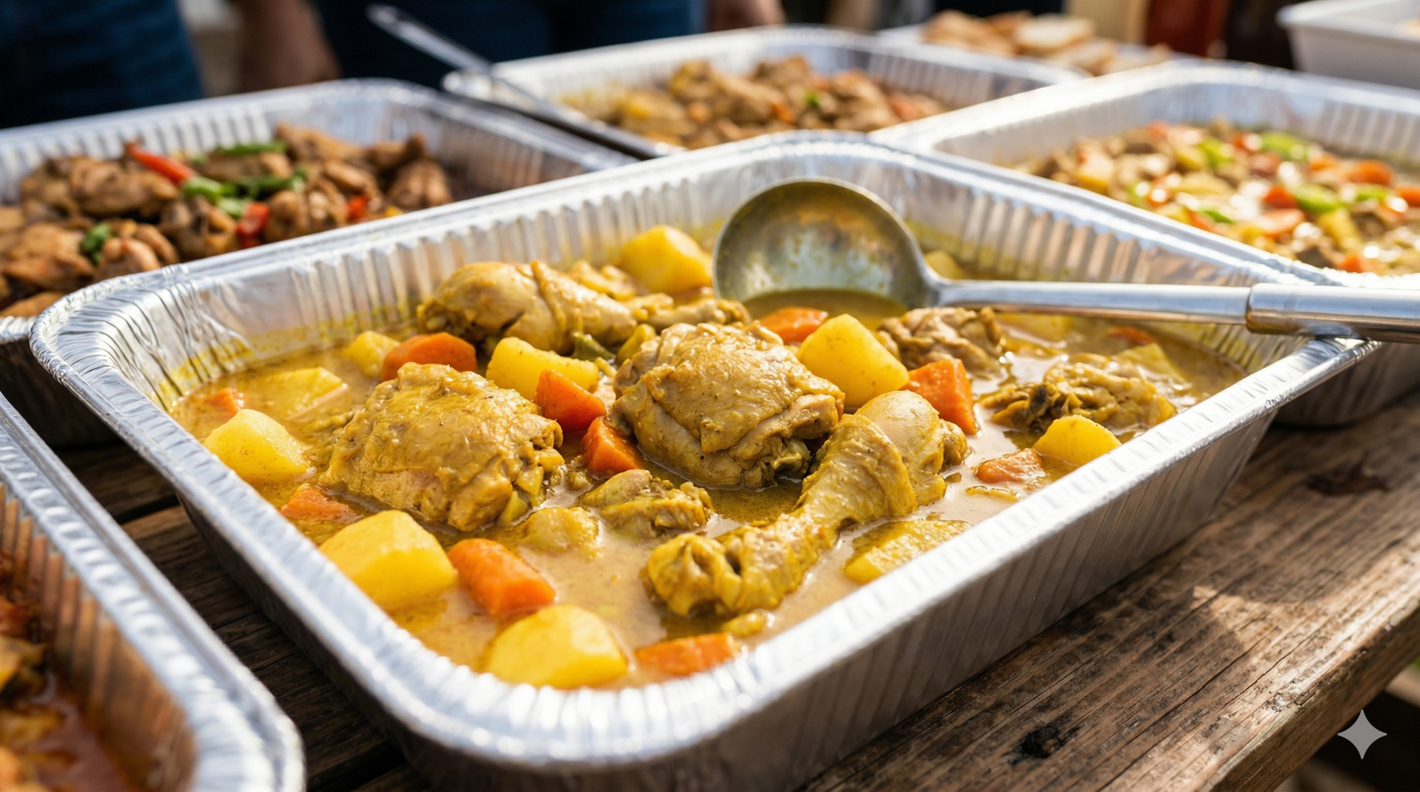 chicken curry party tray image