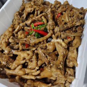 chicken feet adobo party tray
