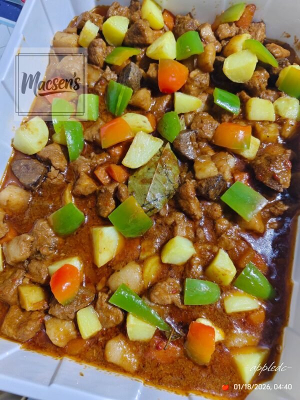pork menudo party tray image