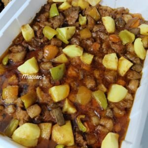 pork menudo party tray image