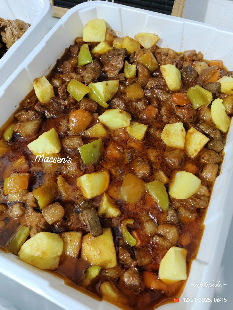 pork menudo party tray image